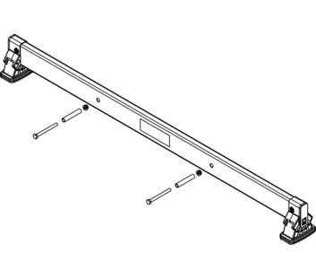 nivello crossbar 1.20 m, hole spacing 465 mm, rail height 73 mm | © MUNK GmbH