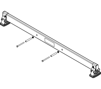 nivello-Traverse 1,20 m, Lochabstand 325 mm, Holmhöhe 73 mm | © MUNK GmbH