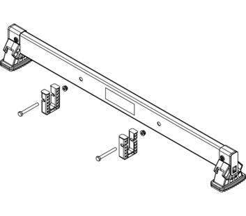 nivello-Traverse 0,93 m, Lochabstand 325 mm, Holmhöhe 58 mm | © MUNK GmbH