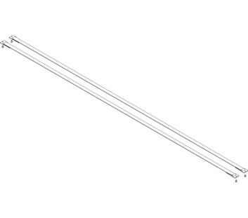 Sangle avec plaques de fixation Longueur 2070 mm 1 jeu = 2 pièces, rivets compris | © MUNK GmbH