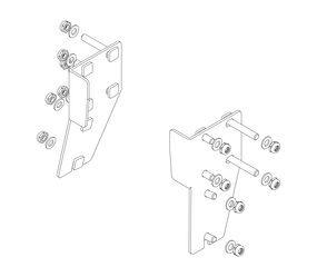 Drawing: Assembly diagram for a platform staircase | © MUNK GmbH