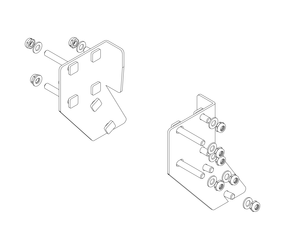 Drawing: Assembly diagram for a platform staircase | © MUNK GmbH