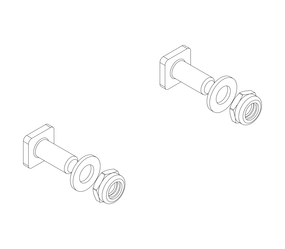 Drawing: Assembly kit for struts and step stiffeners for a landing staircase | © MUNK GmbH