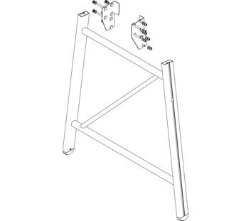 Drawing: Support component for a platform staircase | © MUNK GmbH