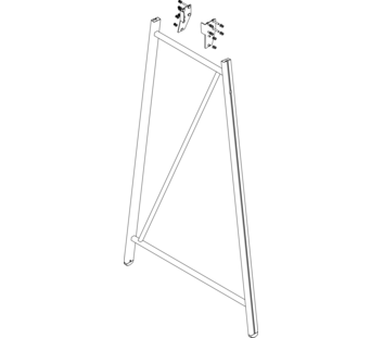 Drawing: Support component for a platform staircase | © MUNK GmbH