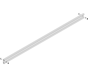 Drawing: Brace for a landing staircase | © MUNK GmbH