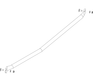 Drawing: Step bracing for a landing staircase | © MUNK GmbH