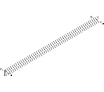 Drawing: Brace for a landing staircase | © MUNK GmbH