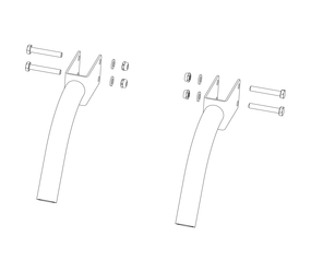 Drawing: Handrail on a platform staircase | © MUNK GmbH