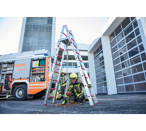 Steckleiter Aluminium als Stehleiter | © MUNK GmbH