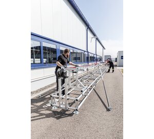 Inspection d'une échelle à corde en 3 parties | © MUNK GmbH