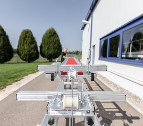 Hook load test on a multifunctional ladder | © MUNK GmbH