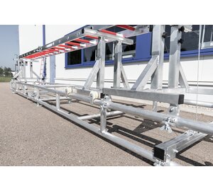 Prüfaufbau mit einer Multifunktionsleiter | © MUNK GmbH