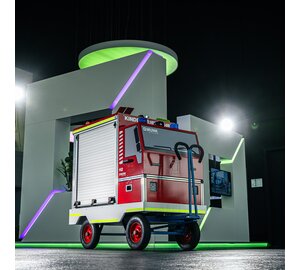 Conteneur roulant de formation incendie version jeunes sapeurs-pompiers | © MUNK GmbH