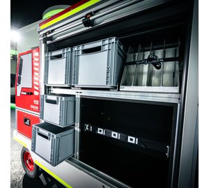 Conteneur roulant de formation incendie version jeunes sapeurs-pompiers | © MUNK GmbH