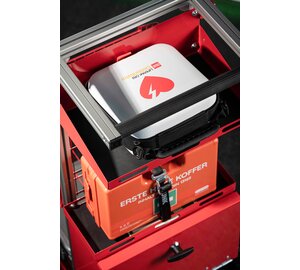 SafeCaddy® "Premiers secours", détail du chargement | © MUNK GmbH