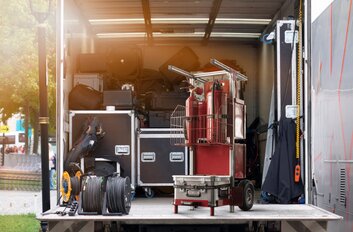 SafeCaddy® "fire protection" on event truck | © batuhan toker - stock.adobe.com / MUNK GmbH