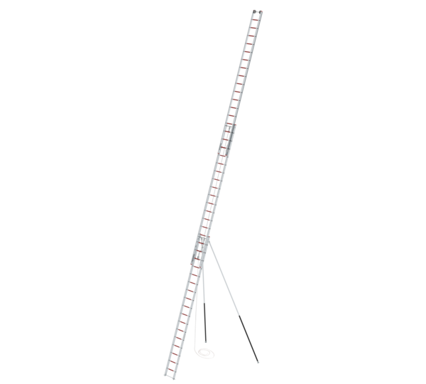 Seilzugleiter 3-teilig mit Stützen DIN EN 1147 | © MUNK GmbH