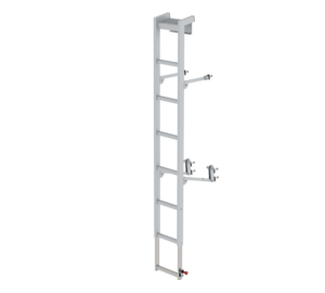 Rear access ladder with pull-out section | © MUNK GmbH