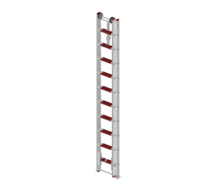 2-piece rope ladder EN 1147 2x10 rungs without supports inserted | © MUNK GmbH
