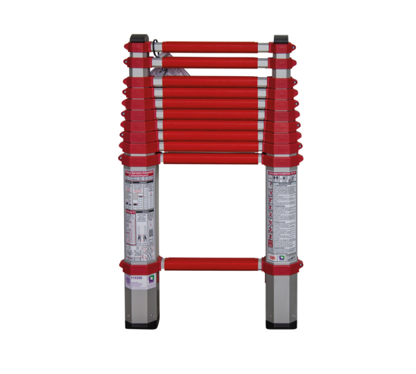 Telescopic ladder red DIN EN 1147 | © MUNK GmbH