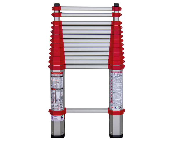 Telescopic ladder EU red DIN EN 1147 | © MUNK GmbH