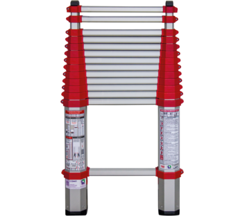 Telescopic ladder EU red DIN EN 1147 | © MUNK GmbH