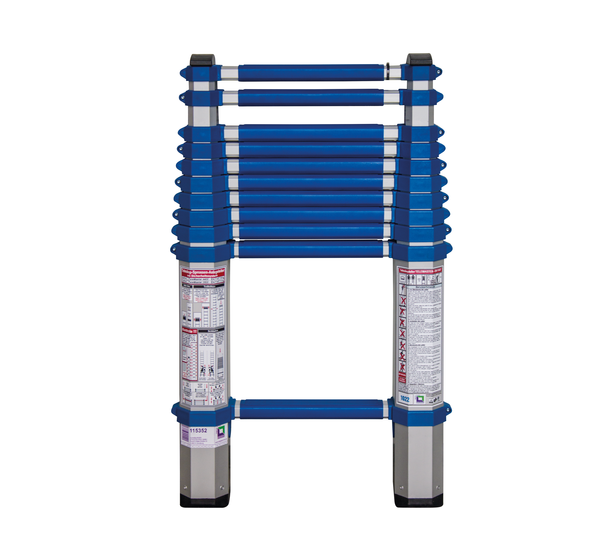 Telescopic ladder blue DIN EN 1147 | © MUNK GmbH
