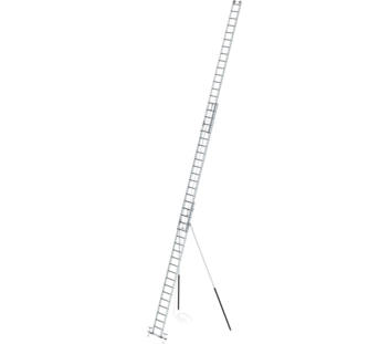 3-sec. rope-exten. ladder w. supports ÖNORM F4047 | © MUNK GmbH