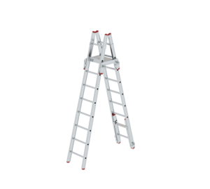 Scaling ladder, alu., used as double-sided ladder | © MUNK GmbH