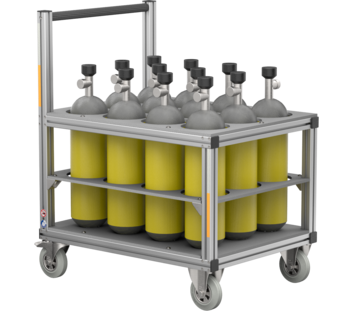 Trolley for oxygen canisters without elevation | © MUNK GmbH