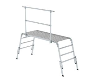 Rescue platform w. railing + side-rail ext. | © MUNK GmbH