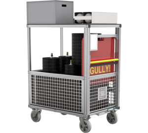 Folding stab. 930 mm for side-rail height 73 mm | © MUNK GmbH