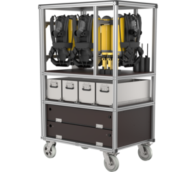 Mobile contain. breath. apparatus double canister | © MUNK GmbH