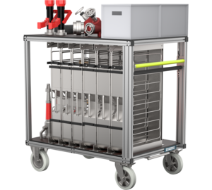 Mobile container hose cage view 2 | © MUNK GmbH