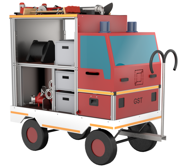 Mobile container fire protection education | © MUNK GmbH