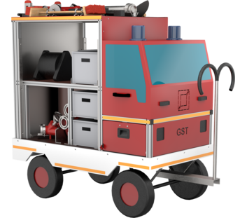 Mobile container fire protection education | © MUNK GmbH