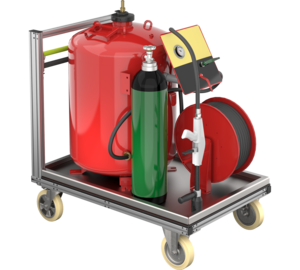 Mobile cont. powder extinguishing system view 3 | © MUNK GmbH