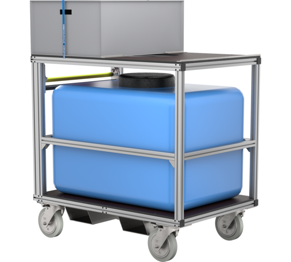 Mobile container foaming agent tank | © MUNK GmbH