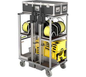 Mobile container lighting with floodlight | © MUNK GmbH