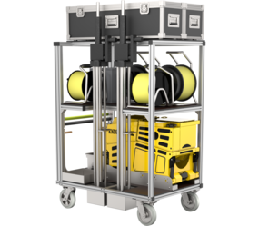 Mobile container lighting with floodlight | © MUNK GmbH