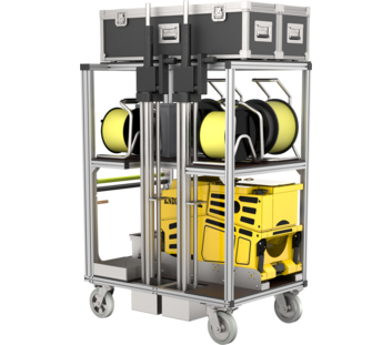 Mobile container lighting with floodlight | © MUNK GmbH