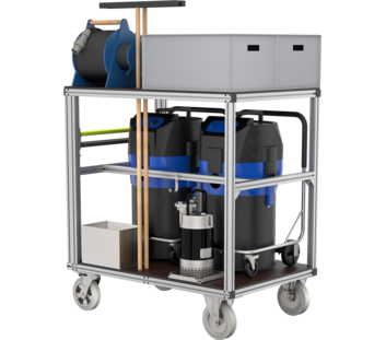 Mobile cont. water damage with 2 water extractors | © MUNK GmbH