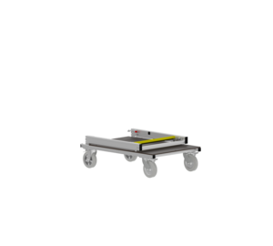Rolling trolley with fold-away control panel (folded) | © MUNK GmbH