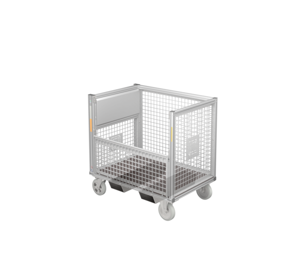 Forklift truck att. with univ. RC lattice box high | © MUNK GmbH