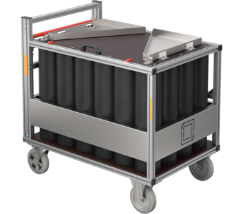 Transport lock w. RC oxygen canisters | © MUNK GmbH
