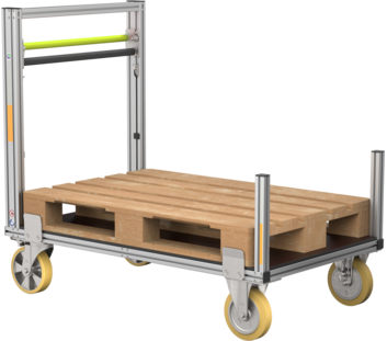 Mobile container with platform and side flaps | © MUNK GmbH