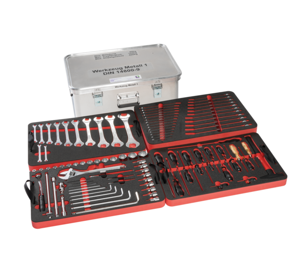 Case with "tool set metal 1" contents size 3 | © MUNK GmbH