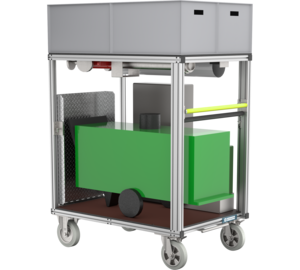 Mobile container tent heating view 2 | © MUNK GmbH