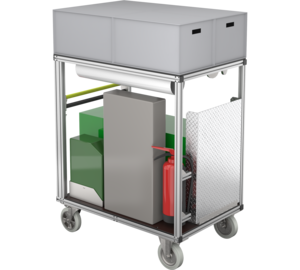 Mobile container tent heating view 3 | © MUNK GmbH